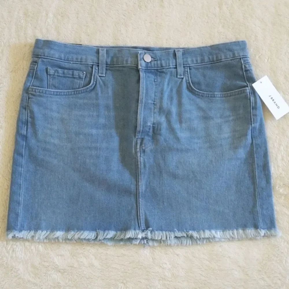 J Brand "Bonny" Raw Hem Mini Skirt - NWT